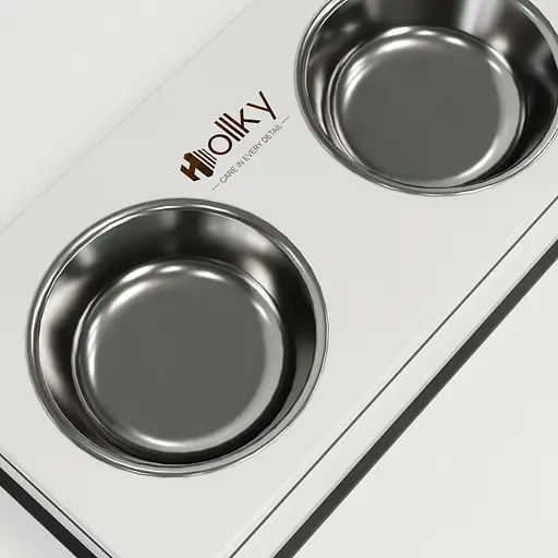 Hollky Base XL20 — миски на підставці для великих собак (2 × 1,8 л) - фото 3