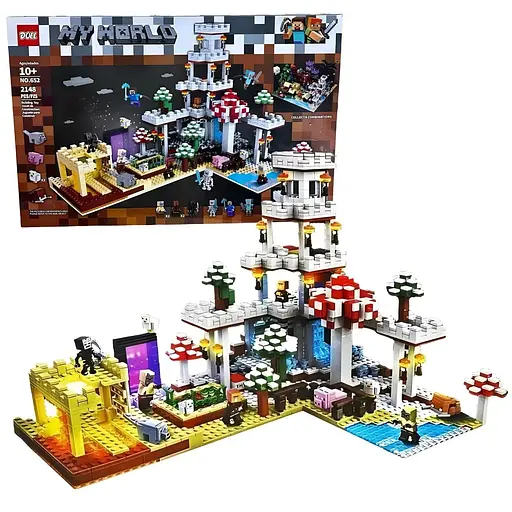 Конструктор Minecraft Велике снігове село на 2148 деталей (652)