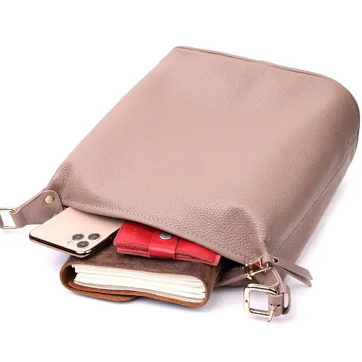 Кожаная сумка женская Vintage 23.5х25.5х13 см sum0024638 - фото 6