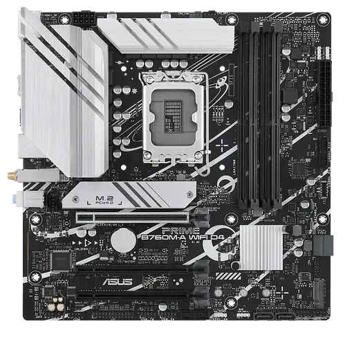 Материнська плата Asus B760M-A Prime Wi-Fi D4 LGA 1700 (PRIME B760M-A WIFI D4) - фото 2