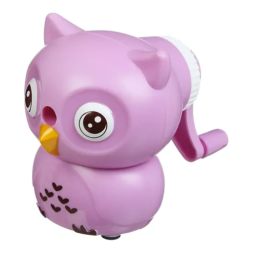 Точилка для карандашей Owl, механическая, фиолетовая, KIDS Line