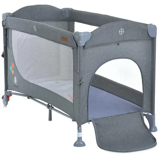 Манеж-кровать El Camino ME 1098 UNITY+ Gray 2 в 1 с пеленатором, колесами и аксессуарами - фото 3