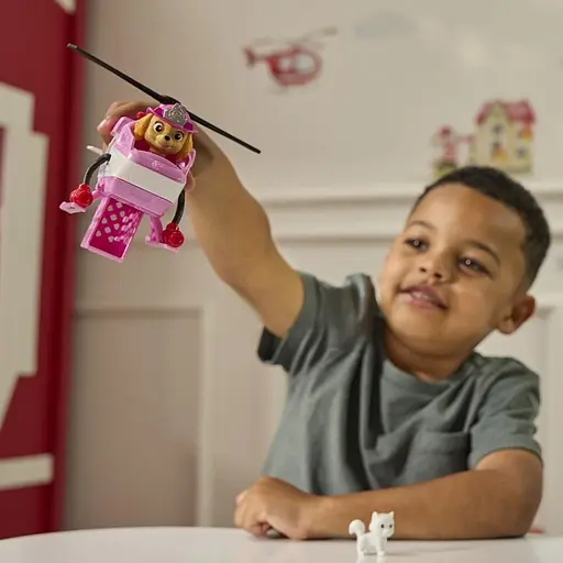 Ігровий набір Paw Patrol Великий рятувальнийгелікоптер з водієм Скай (Пожежна рятувальна місія) (SM97236/6072661) - фото 6