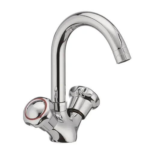 Змішувач для умивальника Haiba Mega 274 HB0290 Хром - фото 1