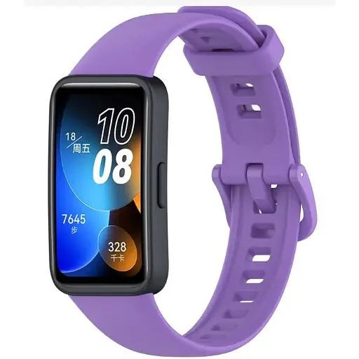 Ремешок DK для Huawei Band 8 / 9 Silicone Sport Band Classic (016235) (viola) - фото 2