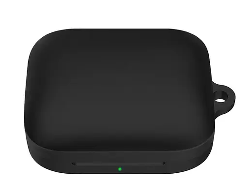 Чохол-накладка DK для OnePlus Buds 3 Silicone Candy Friendly з карабіном (black) - фото 3
