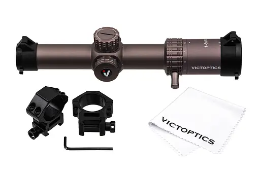 Оптический прицел Vector Optics S6 1-6X24 (30 мм) Illum. SFP FDE - фото 6