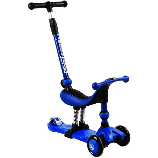 Самокат-велобіг 3 в 1 Best Scooter 32х14х61-75 см Синій 000231682