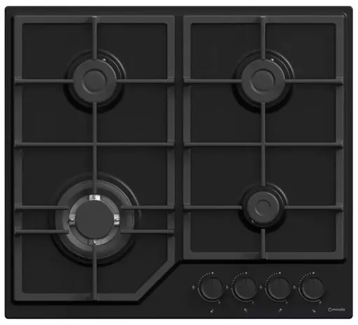Варочная газовая поверхность Minola MGM 61622 BL WOK конфорки - фото 1