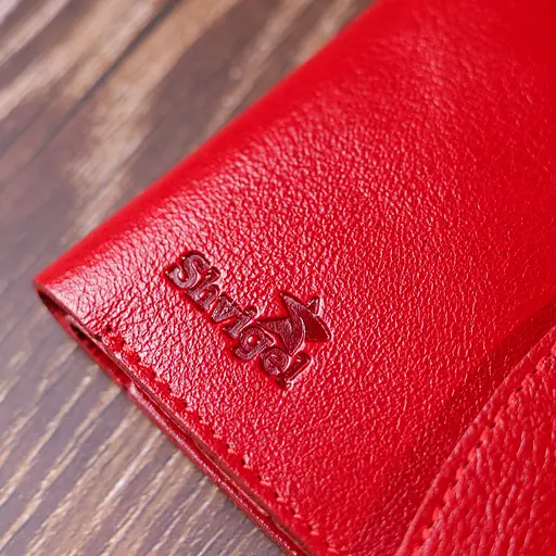 Женское кожаное портмоне Shvigel 10.7х9.5х1.5 см acs0022844 - фото 8