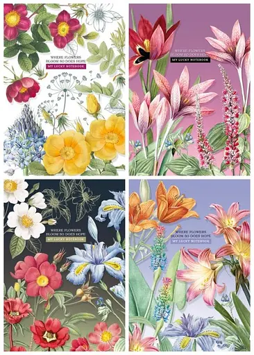 Блокнот, 60 г, 143x210 мм, 80 аркушів, клітинка, 19479-19482 - фото 2