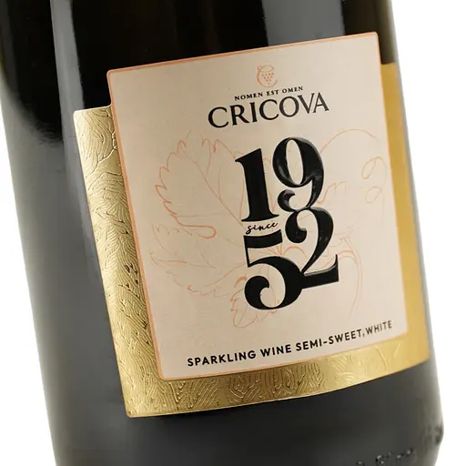 Вино игристое Cricova 1952 белое полусладкое 0.75 л - фото 5