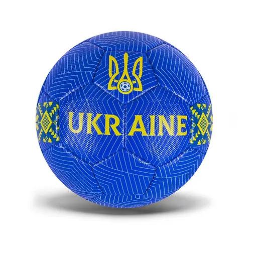 М'яч футбольний "Ukraine" FU2582 розмір № 5 Сіінй