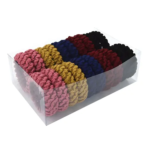 Резинки для волосся мікрофібра-жатка La-beauty 0307-923, 20 штук - фото 1