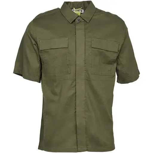 Рубашк First Tactical Men’s V2 BDU Short Sleeve Shirt XL Green - фото 1