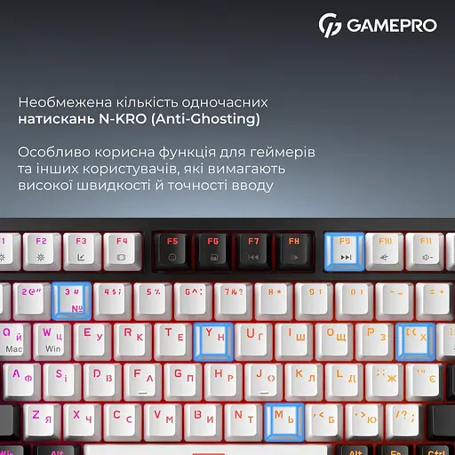 Клавіатура GamePro Asgard Valhalla MAX 75% Magnetic switches (MK160B MAX) - фото 4
