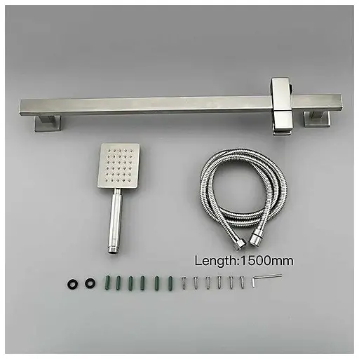 Душовий гарнітур Frap F8017, нержавіюча сталь - фото 4