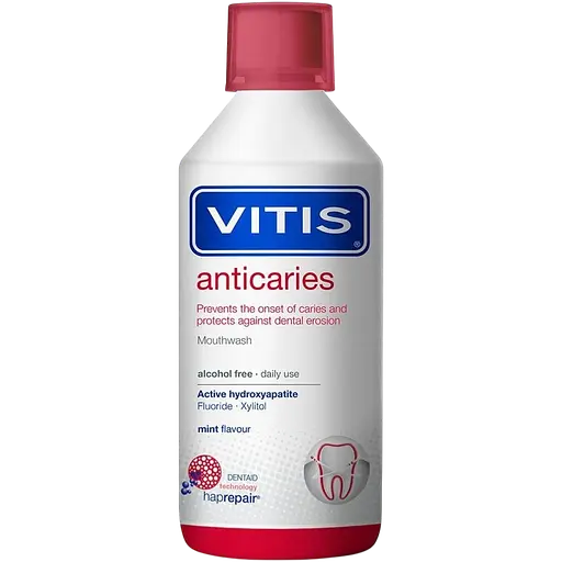 Набор: зубная паста Vitis Anticaries 100 мл + ополаскиватель Vitis Anticaries Mouthwash 500 мл - фото 3