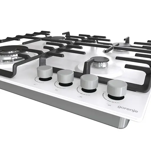 Варочная панель Gorenje газовая, 60 см, чугун, белый - фото 8
