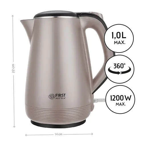 Електрочайник First FA-5407-4-CR - фото 2