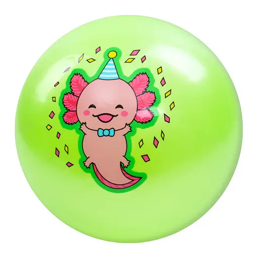 Мяч детский "Аксолотль" Bambi MS 3736(Green) 9 дюймов, 60 грамм - фото 1