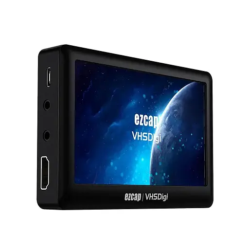 Видеорегистратор портативный с видеоплеером и 4,3" экраном Ezcap 180, запись 720*576P, SD до 256 Гб (101116)