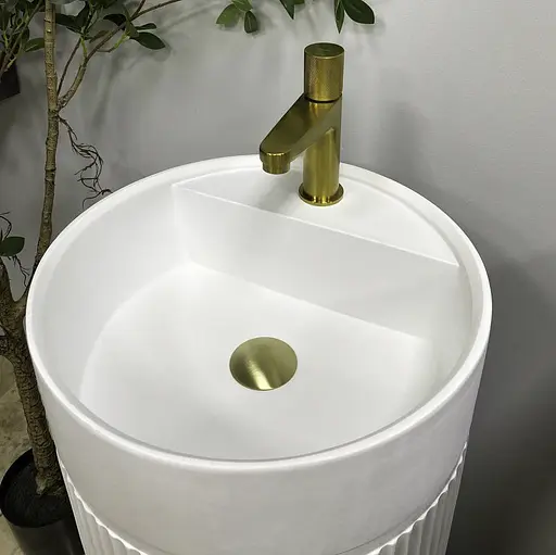 Умивальник підлоговий VBI Mirano white matt VBI-019022, Білий матовий - фото 2