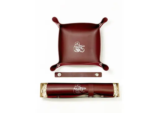 Настільна гра Планета Ігор Лоток для кубиків Дракон (бургунді) (Dice tray Dragon burgundy) (pi-dt006) - фото 3