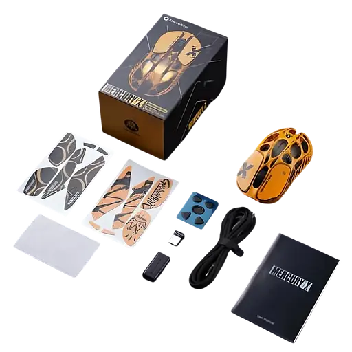 Мышь беспроводная Gravastar Mercury X Battle Worn Yellow (GRAVASTARX_YLW) - фото 3