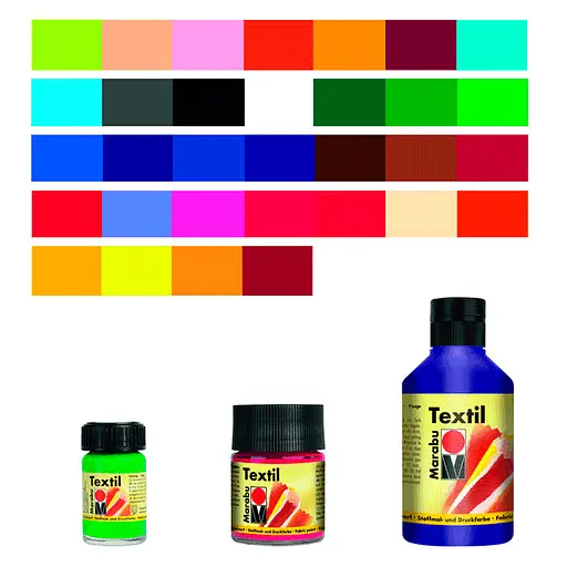 Фарба для світлих тканин (070) Біла 15 мл Marabu - фото 3