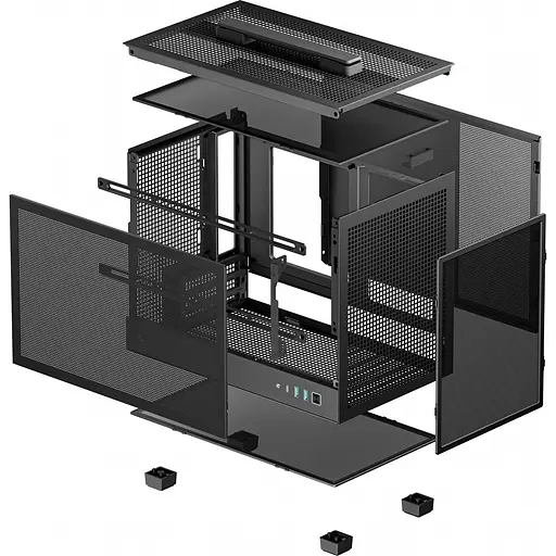 Корпус DeepCool CH160 Mesh Black (R-CH160-BKNMI0-G-1) [146739] - фото 10