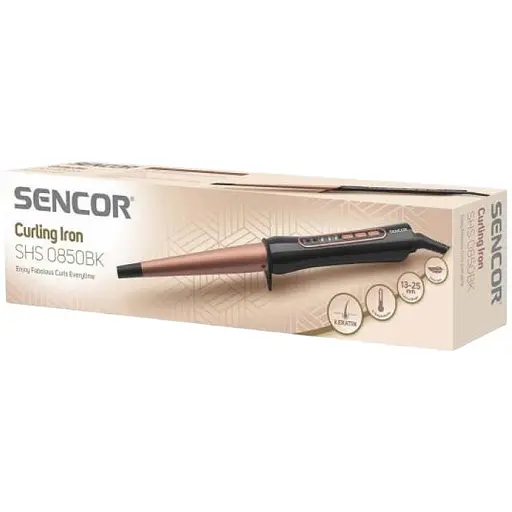 Плойка Sencor SHS 0850BK конусна