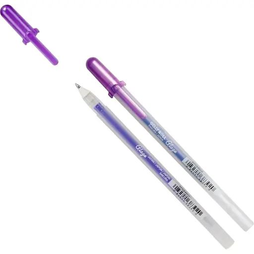 Ручка гелева Sakura Glaze 3D-Roller Фіолетовий - фото 1