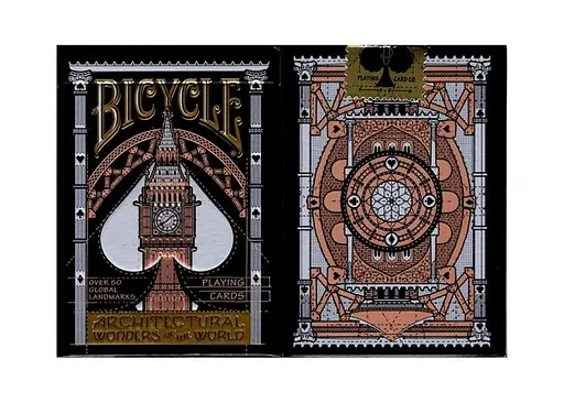 Карти гральні United States Playing Card Company Bicycle Architectural Wonders Of The World (Bicycle Premium) (02541) - фото 3