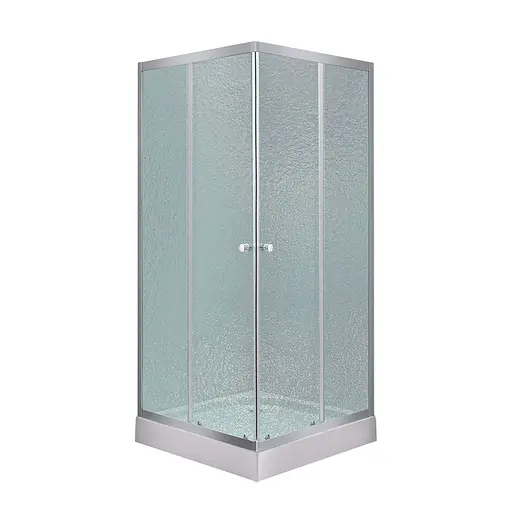 Душевая кабина Lidz Wawel SC90x90.SAT.LOW.FR, стекло Frost 4 мм + душевой поддон Lidz Kapielka ST90x90x14, универсальная, матовая - фото 1