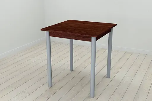 Стіл кухонний Ferrum-decor Агата 75x70x70 Сірий ДСП Венге 16мм (FRD-105595)