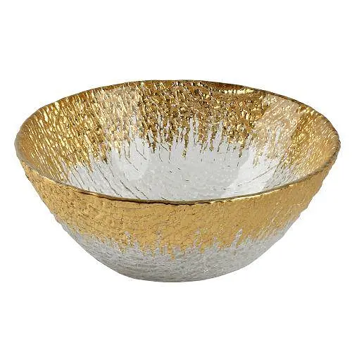 Набор глубоких стеклянных тарелок 15 см (6 шт.) | Блюдо десертное, суповая тарелка из стекла [MD]