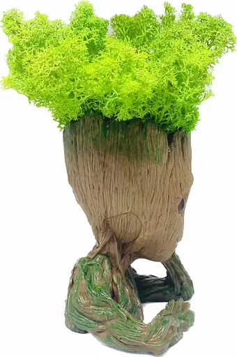 Кашпо горшочек со стабилизированным мхом Грут Groot G1 - фото 4