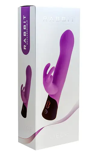 Вібратор-кролик Liebe Pleasure Toys Rabbit Rechargeable 21,5 см (фіолетовий) - фото 5