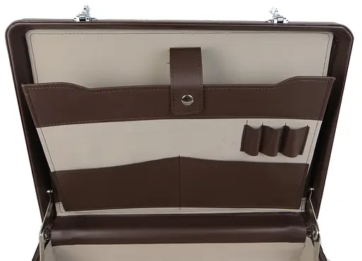 Элегантный кейс, дипломат из эко кожи Portfolio 44х33х10 см sum0025057 - фото 6