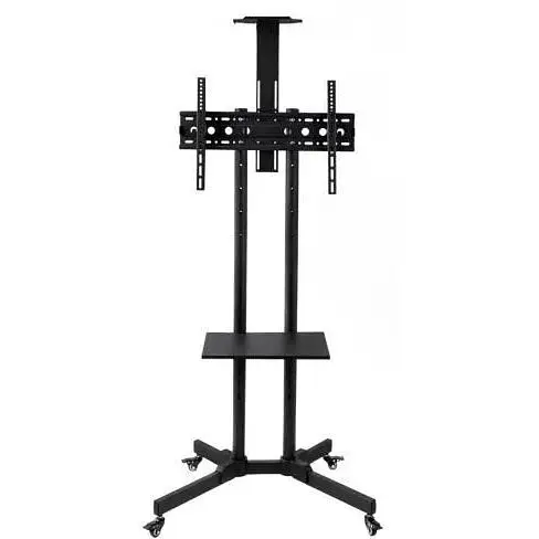 Презентационная стойка Walfix TVS-6004B, черный, 32" - 65", VESA: макс 600х400 мм, погрузка: до 45 кг, наклон: -15град ~ +15град, - фото 1