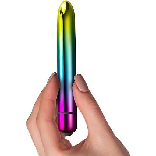 Вібратор Rocks Off RO-140mm Prism Rainbow - фото 4