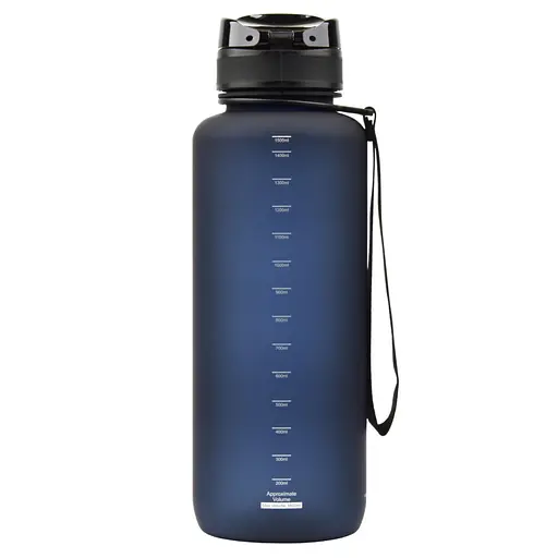 Бутылка для воды UZSPACE 3056(Dark-Blue) 1500 мл, темно-синяя - фото 2