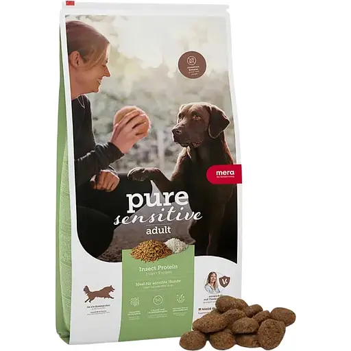 Сухой корм для собак Mera с протеином насекомых 4 кг