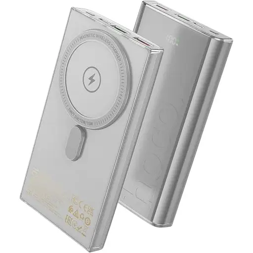 Power Bank Hoco Q22 PD20W + 22.5W 10000 mAh з бездротовим зарядним пристроєм