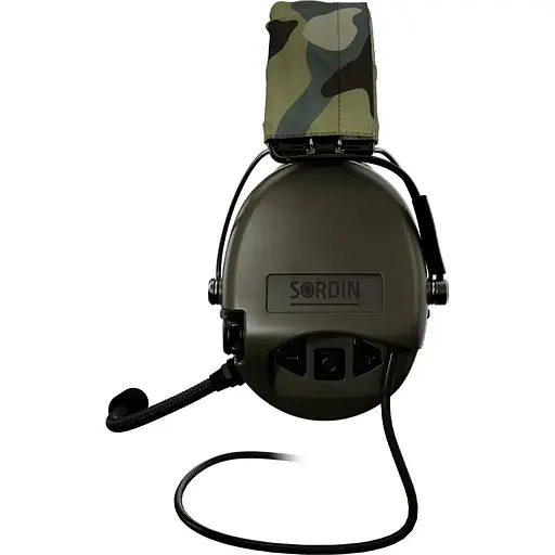 Активные наушники Sordin Supreme MIL CC с верхним держателем зеленые - фото 4