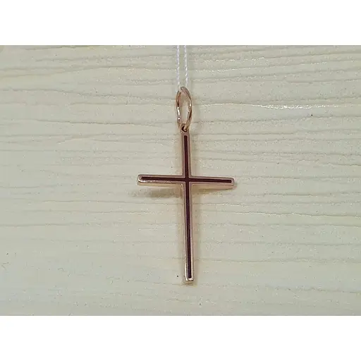 Золотий хрестик Харківська ювелірна фабрика з емаллю. 11589-ЕРУБ - фото 2