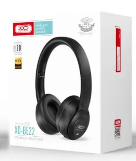 Наушники XO BE22 Stereo Wireless Headphone черные - фото 3