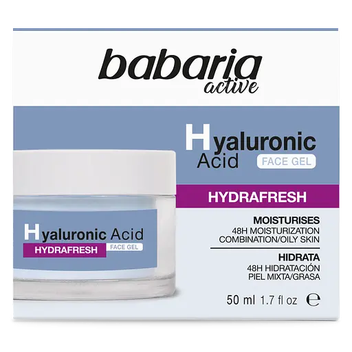 Крем для обличчя Babaria гідрогелевий з гіалуроновою кислотою 50 мл - фото 1