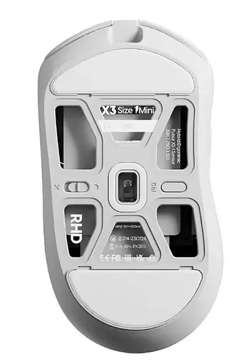 Мышь PULSAR X3 Size1 8K White (PX3R12) - фото 2